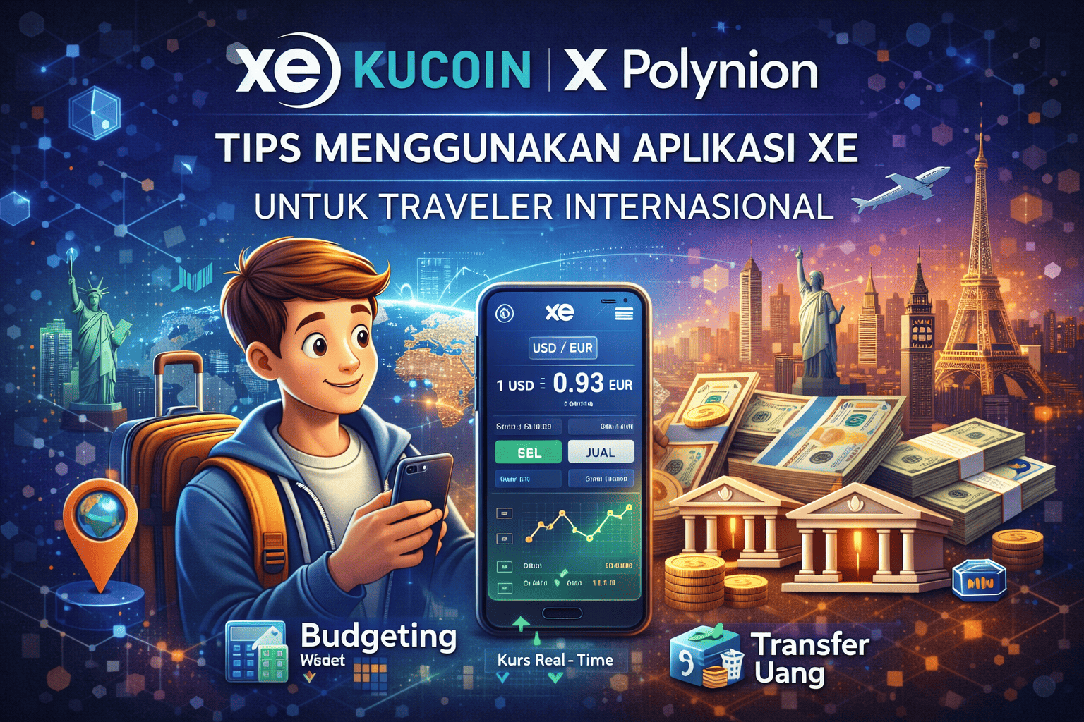 Tips Menggunakan Aplikasi XE untuk Traveler Internasional