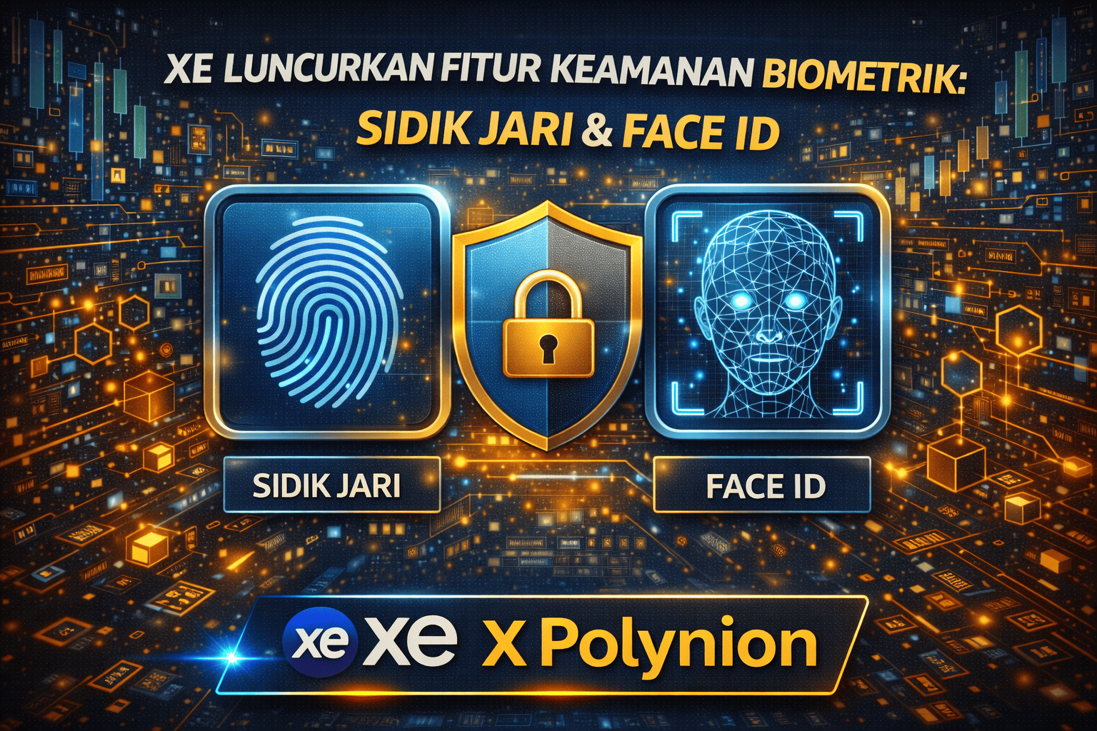 XE Login Biometrik: Sidik Jari & Face ID