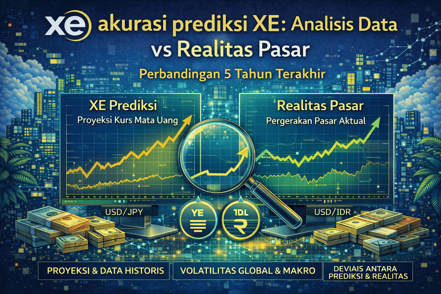 akurasi prediksi XE: Analisis Data vs Realitas Pasar