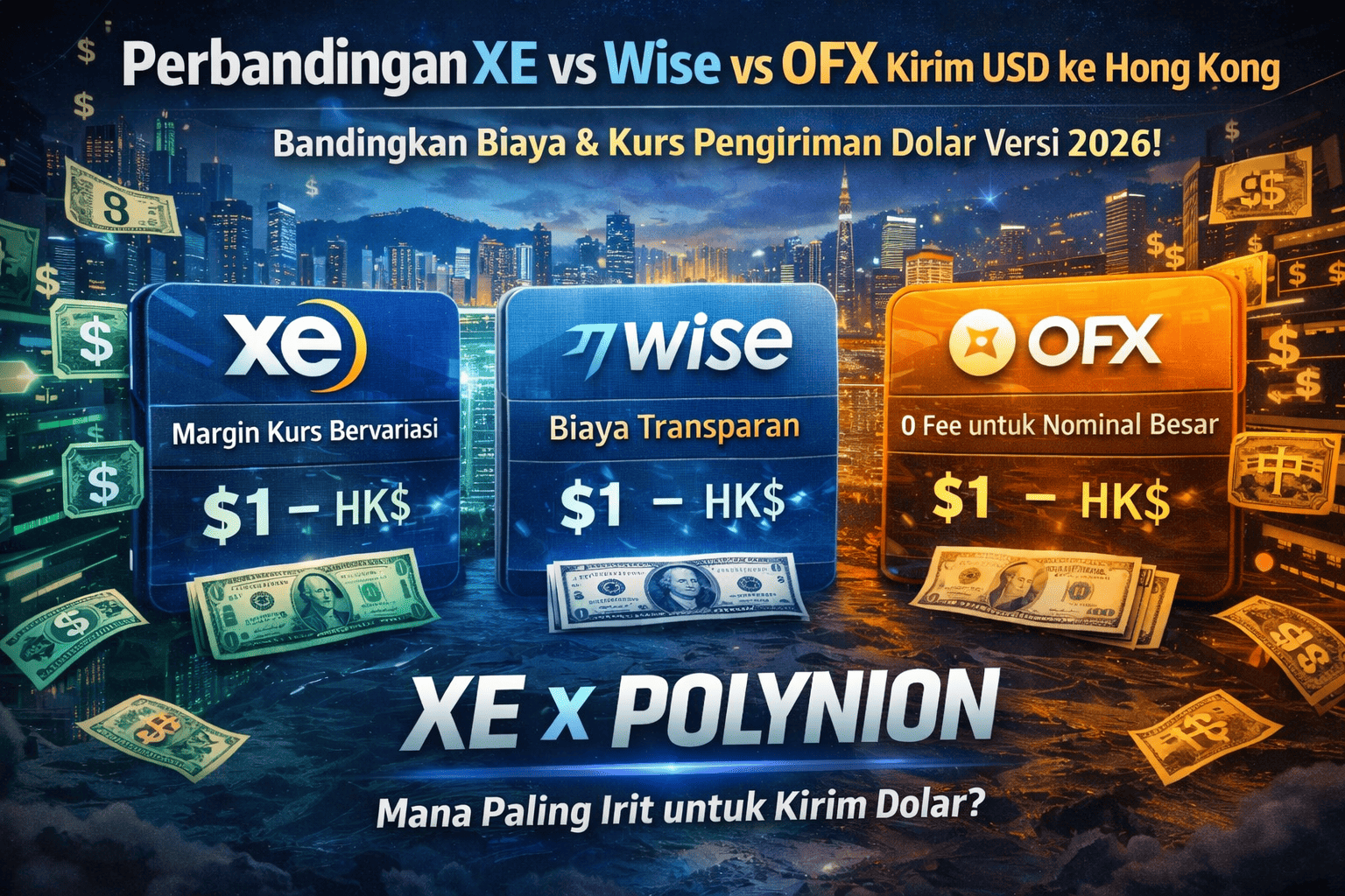 XE Same-Currency Payment USD ke USD Tanpa Konversi