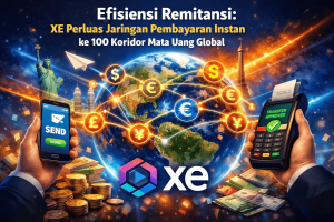 Efisiensi Remitansi: XE Perluas Jaringan Pembayaran Instan ke 100 Koridor Mata Uang Global